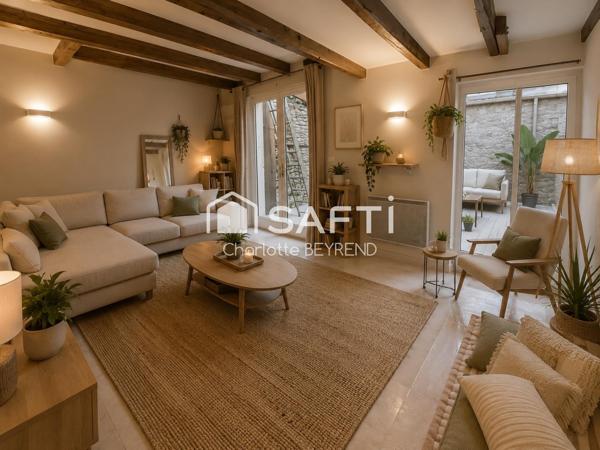 Maison Lorraine atypique de 160m2 avec patio, double garage et jardin de 360m2