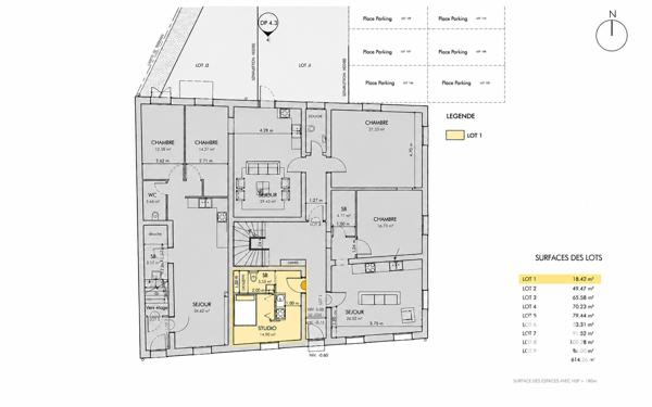 Studio à vendre 18 m² Novéant-sur-Moselle