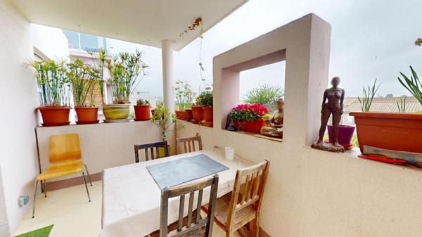 À vendre T4 85M2 avec terrasses Quartier Bagatelle Montpellier