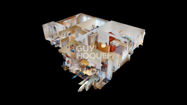 Grand F4 à Mulhouse à proximité immédiate du centre-ville et de la gare