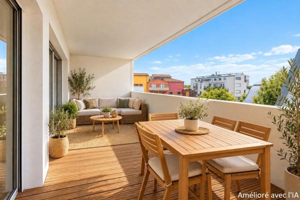 À Bègles – Beau T3 avec terrasse dans résidence récente