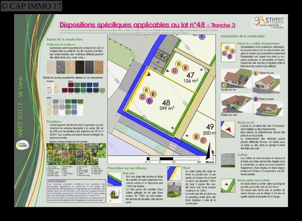 Terrain de 399 m² en vente à CDA LA ROCHELLE