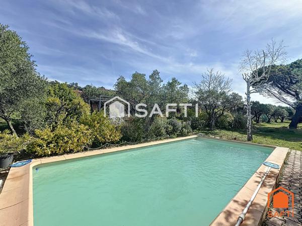 Villa de 144m² sur un terrain de 9510 m² avec piscine