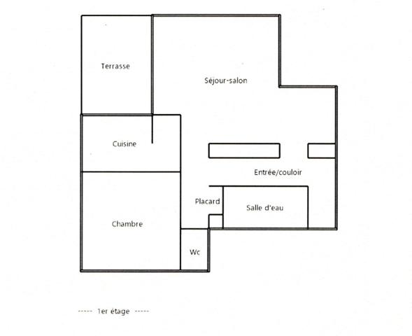 Appartement 2 pièces 57 m2