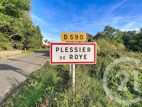 Terrain à vendre  1132 m2 PLESSIS DE ROYE - 60