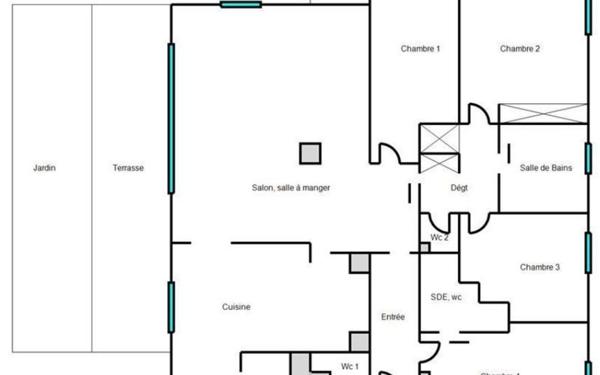 Appartement à vendre    5 pièces • 135,74 m2 Nice