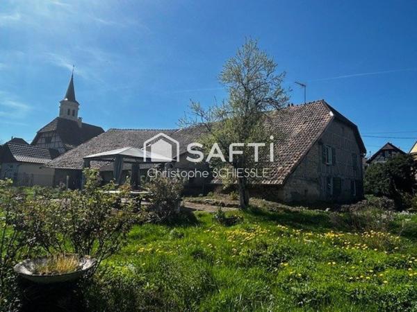 Corps de ferme avec dépendances sur 37 ares de terrain