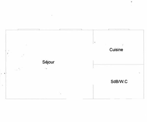 Studio à vendre 21,92 m² Saint-Denis