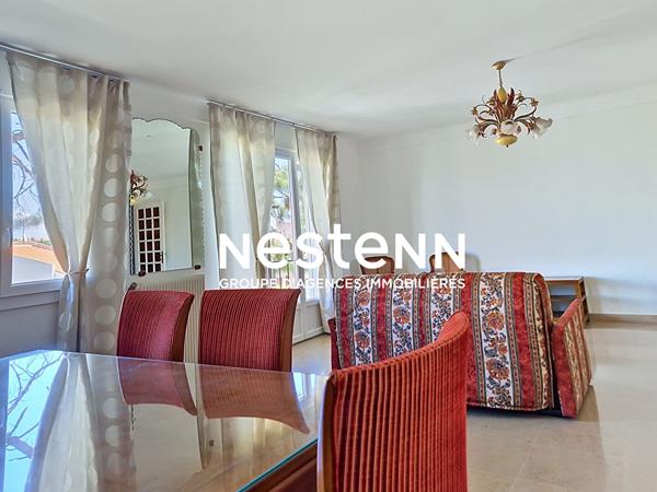 PERPIGNAN SUD Appartement 4 pièces meublé, climatisé 95m2 à louer avec parking et cave