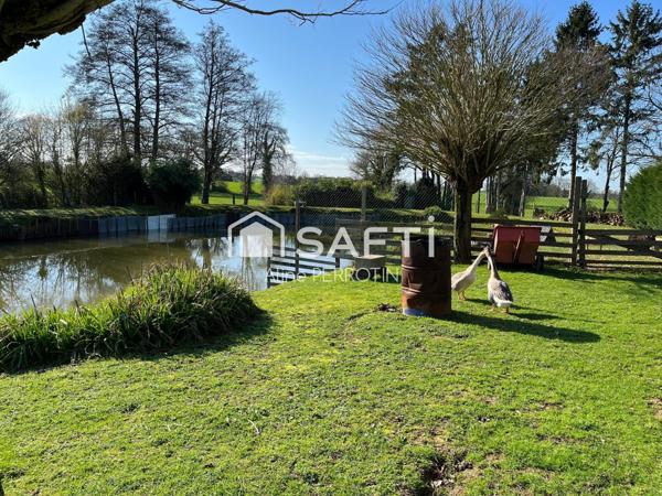 Écrin de nature avec plan d’eau