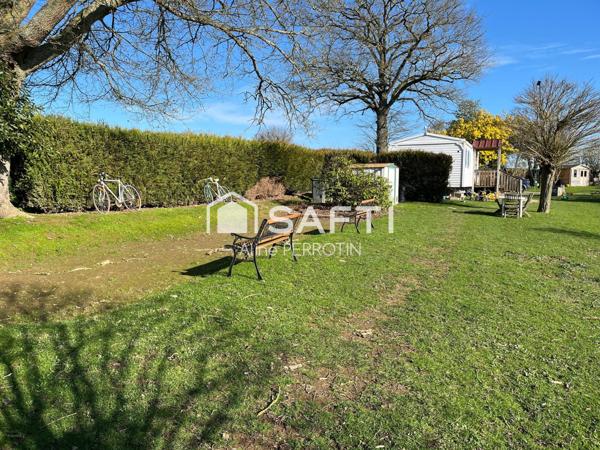 Écrin de nature avec plan d’eau