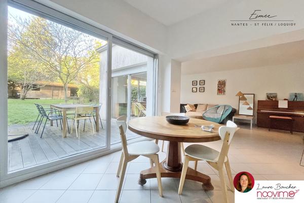 Maison Nantes Loquidy 3 chambres, jardin, vie de plain-pied
