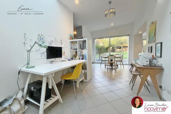 Maison Nantes Loquidy 3 chambres, jardin, vie de plain-pied