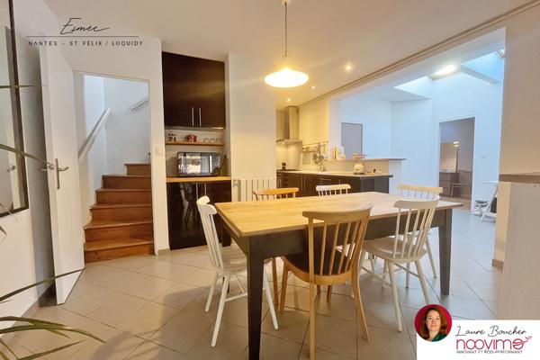 Maison Nantes Loquidy 3 chambres, jardin, vie de plain-pied