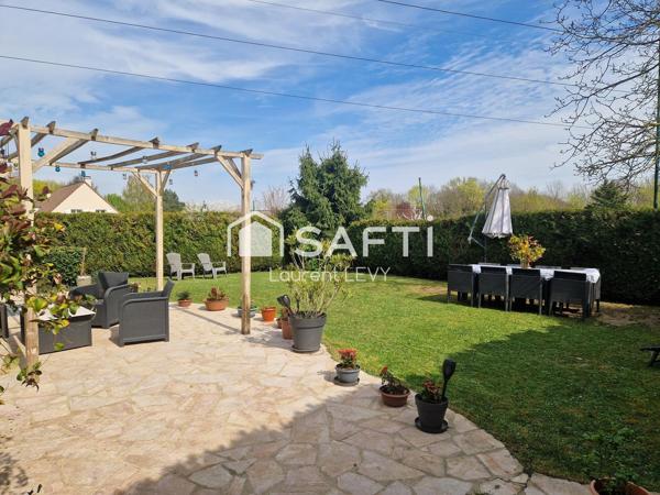 Maison 6 p, 4 chambres, terrasse, jardin, garage