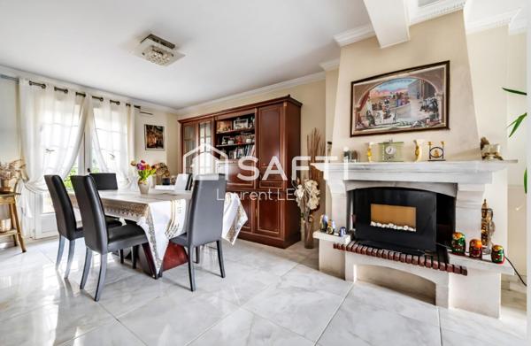 Maison 6 p, 4 chambres, terrasse, jardin, garage