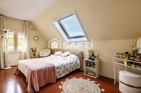 Maison 6 p, 4 chambres, terrasse, jardin, garage