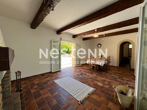 À VENDRE Maison Le Luc 5 pièce(s) 140 m² , Terrain arboré 4 674 m² , Piscine ,Dépendances , À pied du centre-ville