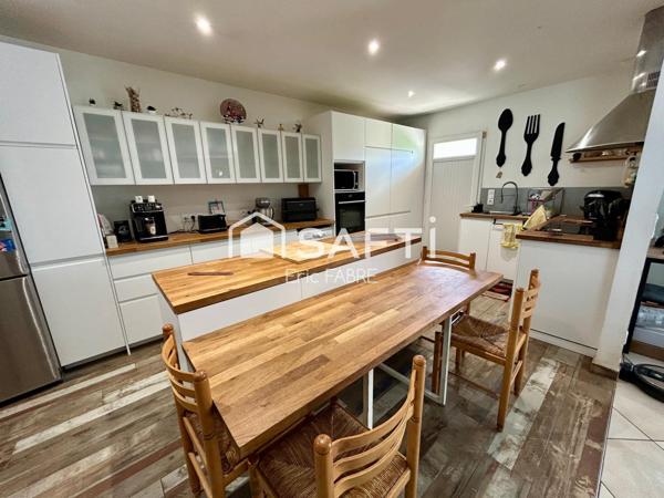 Maison plaind-pied 4 chambres jardin terrasse