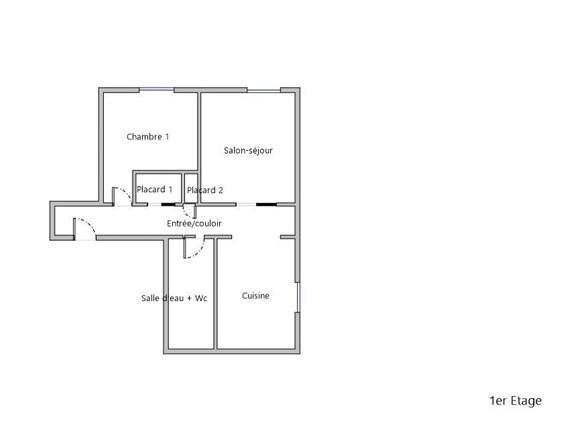 Appartement à vendre 3 pièces 43,49 m² Orange