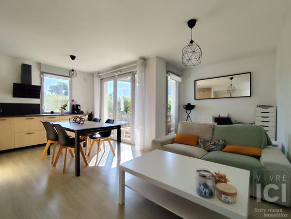 A VENDRE APPARTEMENT T2 45 m², AVEC JARDIN ORVAULT BOURG