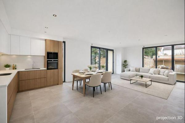 Maison de ville en duplex inversé avec jardin en plein coeur de Montchat