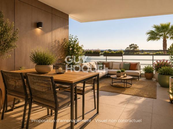 Appartement T3 - 60m2 - Canet en Roussillon - Vue Canigou
