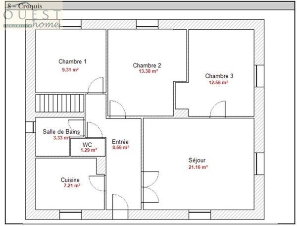 Charmante maison à rénover sur un terrain constructible à La Tour-de-Salvagny