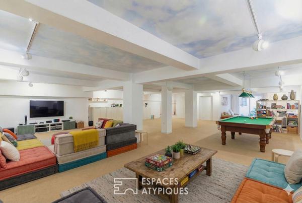 Appartement traversant avec terrasses, quartier Convention