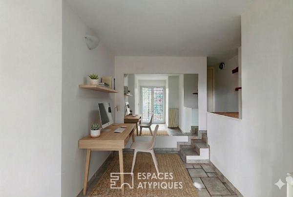 Appartement traversant avec terrasses, quartier Convention