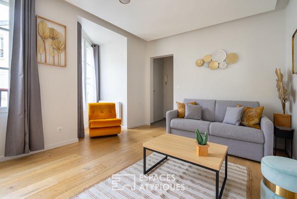 Appartement rénové rue Sainte-Croix de la Bretonnerie