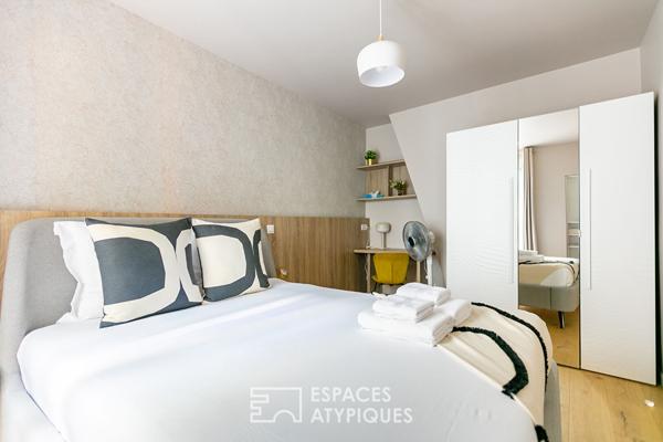 Appartement rénové rue Sainte-Croix de la Bretonnerie