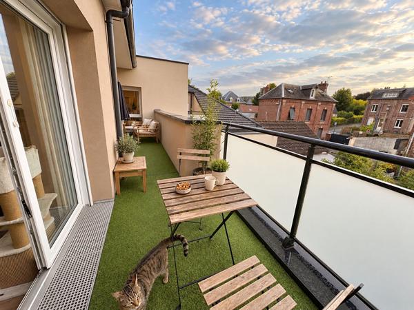 T3 Non Meublé avec 2 Terrasse et Parking - DEVILLE LES ROUEN