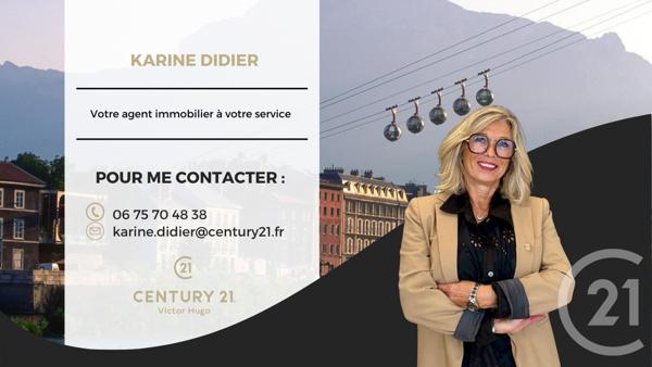 Appartement à vendre  3 pièces - 62,26 m2 GRENOBLE - 38