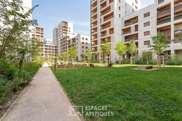 Appartement contemporain avec terrasse au coeur de la ZAC des Girondins