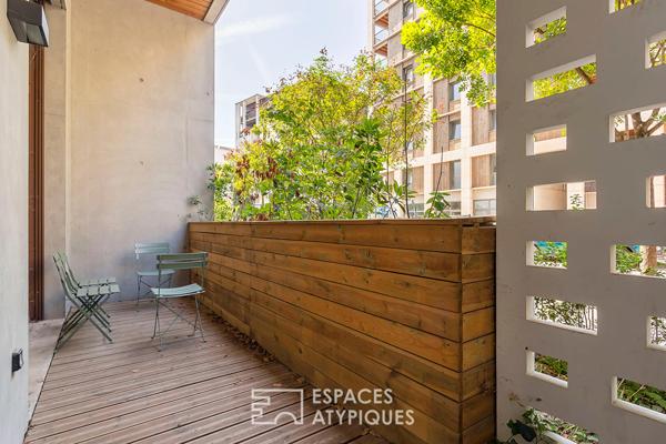 Appartement contemporain avec terrasse au coeur de la ZAC des Girondins