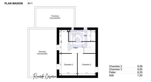 Maison Concarneau 4 pièces 103.69 m2 sur un terrain de 317 m2