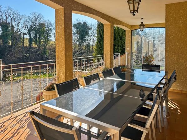 Dpt Gers (32) - près d'AUCH - à vendre maison avec appartement et piscine - 210 m2 - 4594 m2