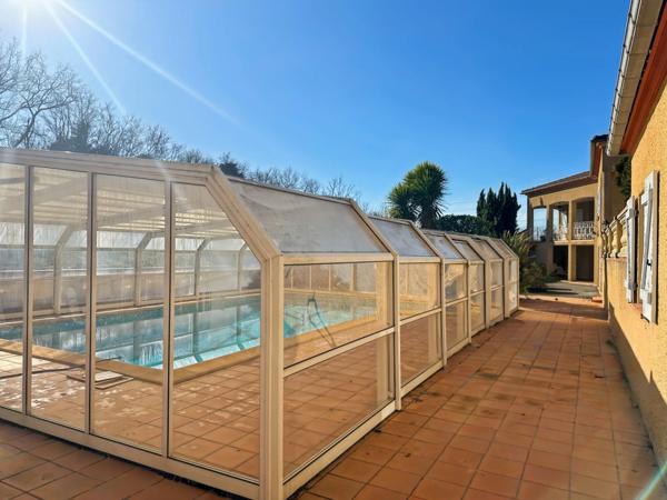 Dpt Gers (32) - près d'AUCH - à vendre maison avec appartement et piscine - 210 m2 - 4594 m2