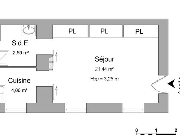 Location Studio 30.01 m² - 157 RUE DE STRASBOURG - APPT A06 Niort 79000