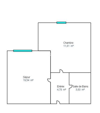 Appartement 2 pièces - 40 m² Exclusivité