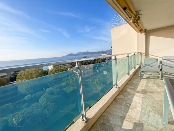 3 Pièces Cannes Pleine Vue Mer