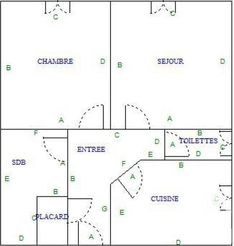 Appartement 2 pièces de 45 m² à Brunoy (91800)