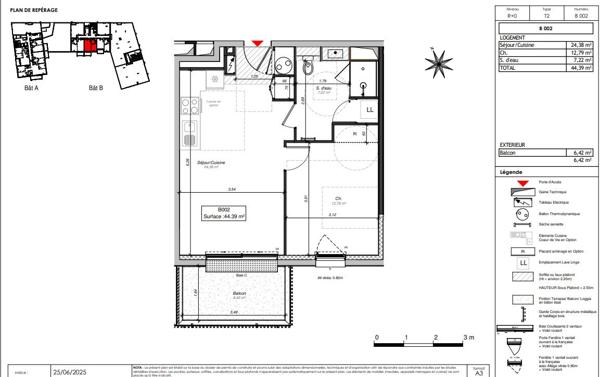 Appartement T2 à Saint Barthelemy D Anjou