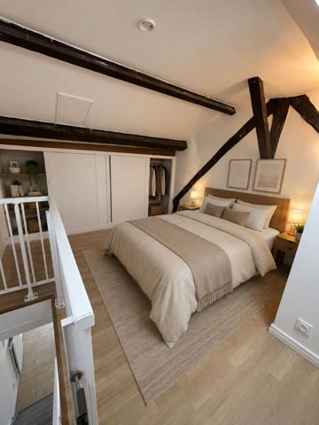 Charmant 2 pièces 45,3m² en duplex avec vue exceptionnelle sur la Marne