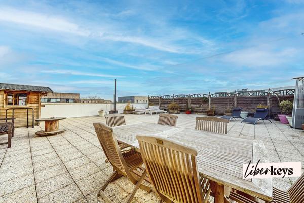 T4 de 105 m² - DERNIER ETAGE – TERRASSE DE 160 m² – FAUBOURG DE ROUBAIX / LILLE EUROPE