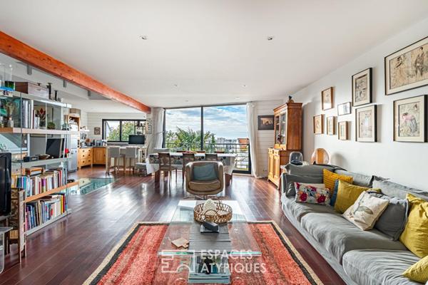 Maison d’architecte contemporaine avec vue panoramique