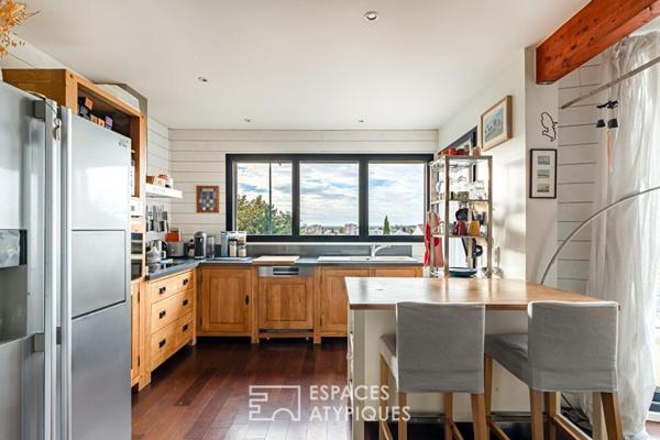 Maison d’architecte contemporaine avec vue panoramique