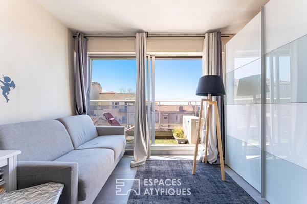 Dernier étage – Marseille 7ème – Vue Mer et Notre Dame de la Garde