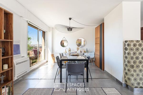 Dernier étage – Marseille 7ème – Vue Mer et Notre Dame de la Garde